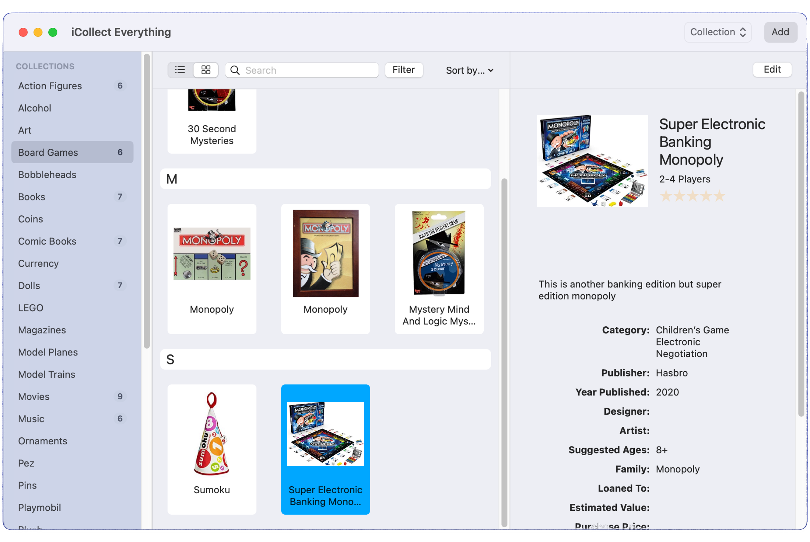 Board Games Database Apps To Catalog Your Role playing Party Games