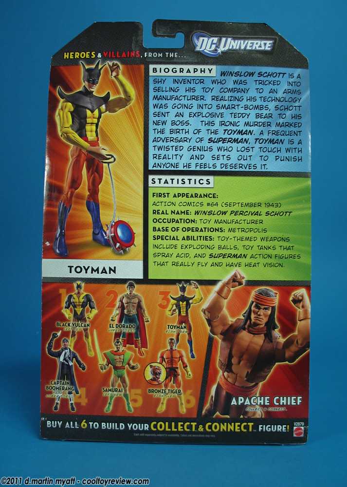 DC Universe Classics Wave 18 Apache Chief BAF - Toyman - Mattel (DC Universe Classics) action figure collectible [Barcode 027084964967] - Main Image 4