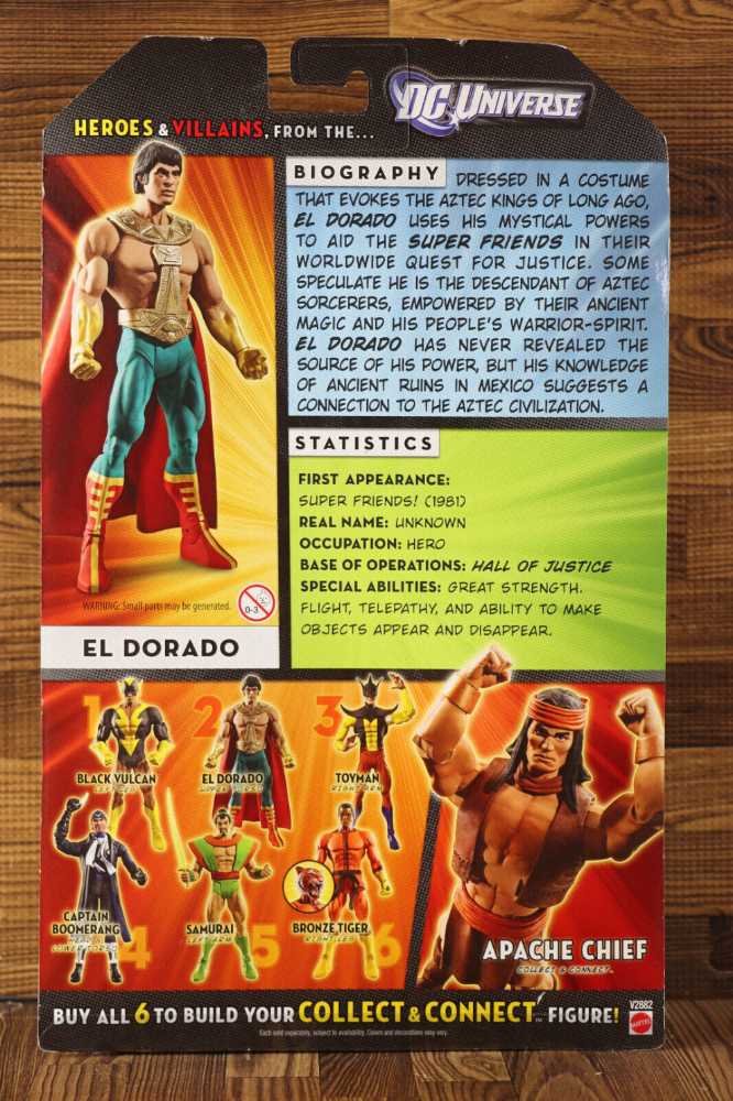 DCUC Wave 18 Figure 2 El Dorado - Mattel (DC Universe Classics) action figure collectible [Barcode 027084964998] - Main Image 3