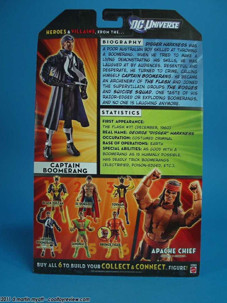 *check if have* Captain Boomerang - Mattel (DC (Suicide Squad)) action figure collectible [Barcode 027084965001] - Main Image 4