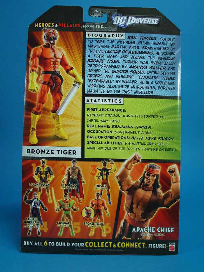 DC Universe Classics Bronze Tiger - Mattel (DC Universe Classics) (Suicide Squad) action figure collectible [Barcode 027084965025] - Main Image 4