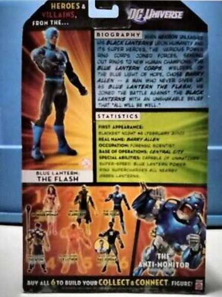 Dc Universe Classics Anti-Monitor BAF Blue Lantern Flash - Mattel (DC Universe Classics) action figure collectible [Barcode 027084965063] - Main Image 4