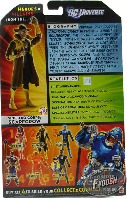 DCUC Wave 17 Figure 2: Scarecrow Sinestro Corp - Mattel (DC Universe Classics Wave 17) action figure collectible [Barcode 027084973082] - Main Image 4