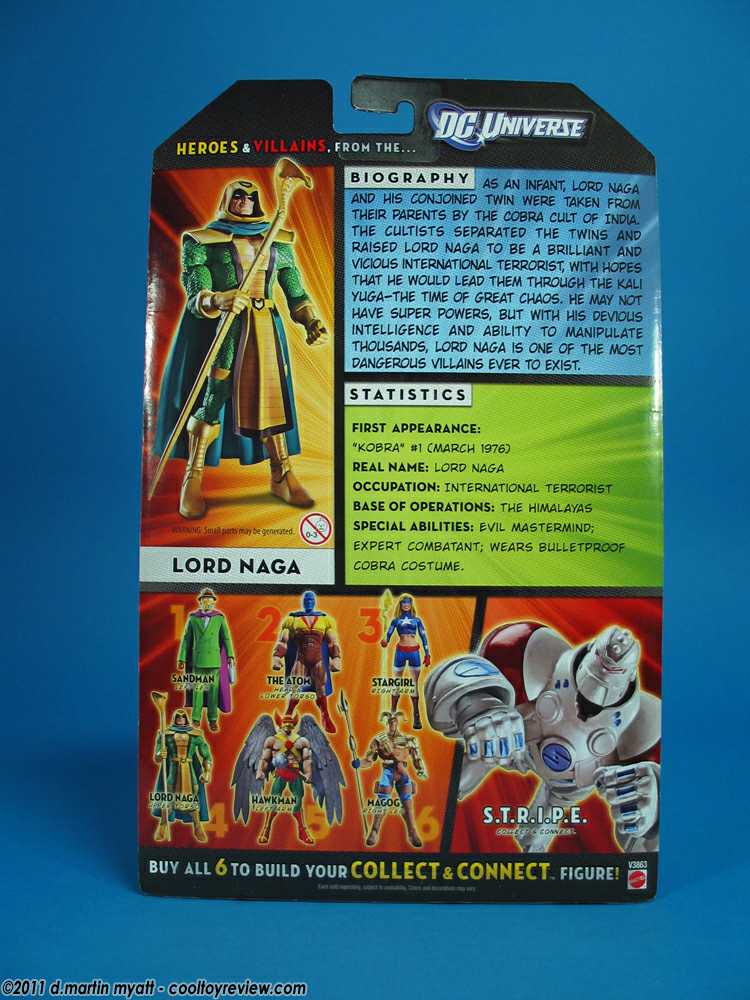 DC Universe Classics Lord Naga Wave 19 - Mattel (DC Universe Classics) (Justice Society Of America) action figure collectible [Barcode 027084973150] - Main Image 4