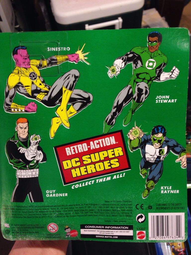Guy Gardner - Mattel (Retro-Action DC Super Heroes) action figure collectible [Barcode 027084976342] - Main Image 2