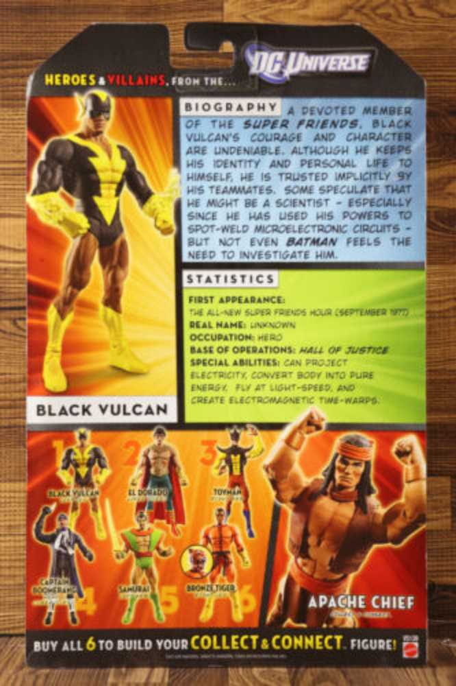DC Universe Classics Black Vulcan Wave 18 - Mattel (DC Universe Classics) (DC Super Powers Collection) action figure collectible [Barcode 027084983128] - Main Image 3