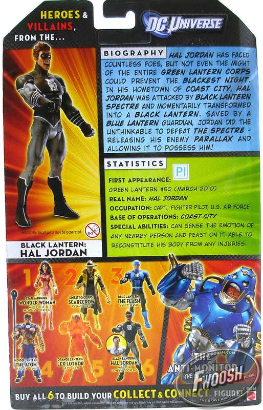 DCUC Wave 17 Figure 6 Hal Jordan Black Lantern - Mattel (DC Universe Classics) action figure collectible [Barcode 027084983784] - Main Image 4