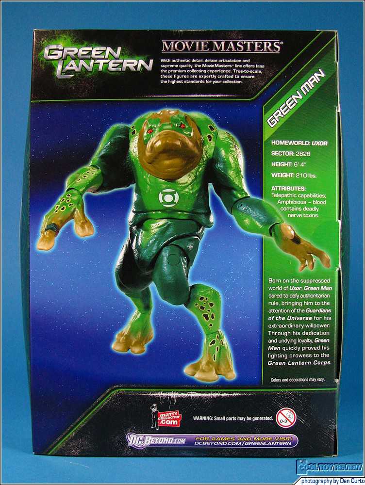 Green Lantern Movie Masters Exclusive Action Figure Green Man - Mattel (Green Lantern Movie) action figure collectible [Barcode 027084987829] - Main Image 4