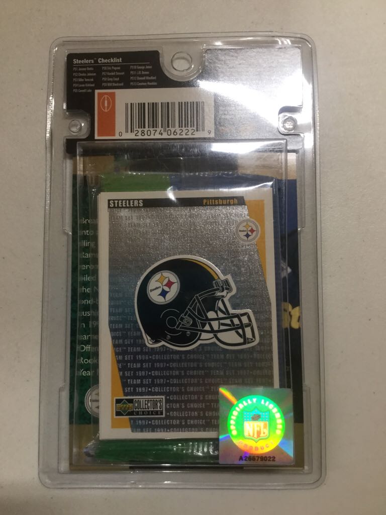 Upper Deck Steelers Team Set 1997 - Upper Deck (Pittsburgh Steelers) action figure collectible [Barcode 028074062229] - Main Image 2