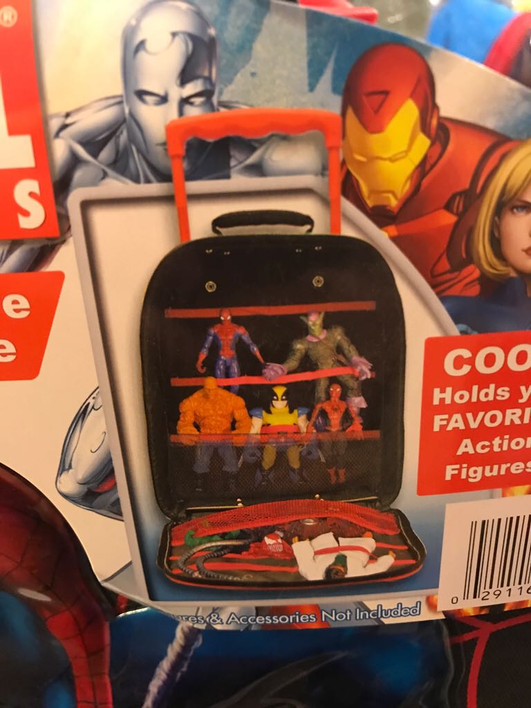 Marvel Heroes Action Figure Case (wheelable Luggage)  action figure collectible [Barcode 029116204508] - Main Image 2