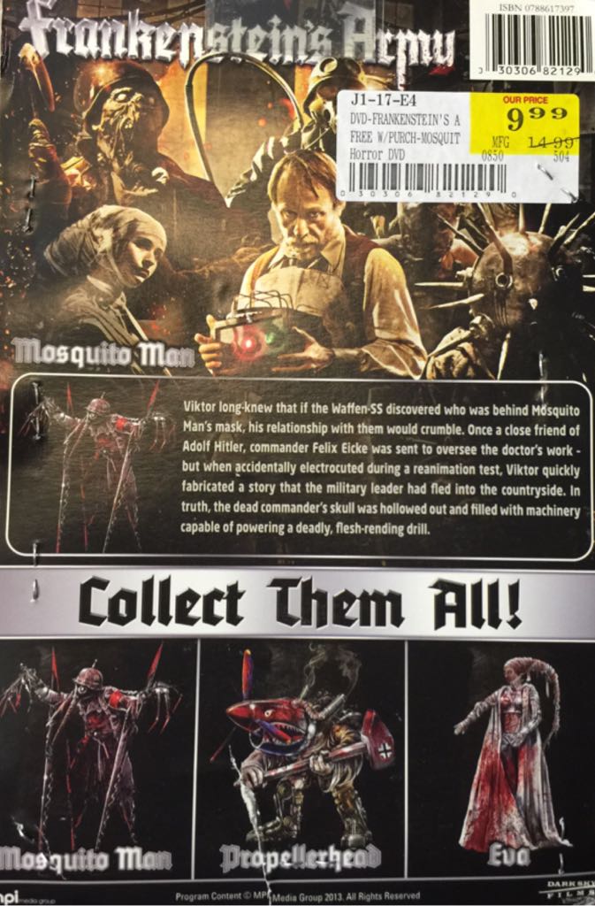 Frankenstein Army - Mosquito Man - Dark Sky action figure collectible [Barcode 030306821290] - Main Image 2
