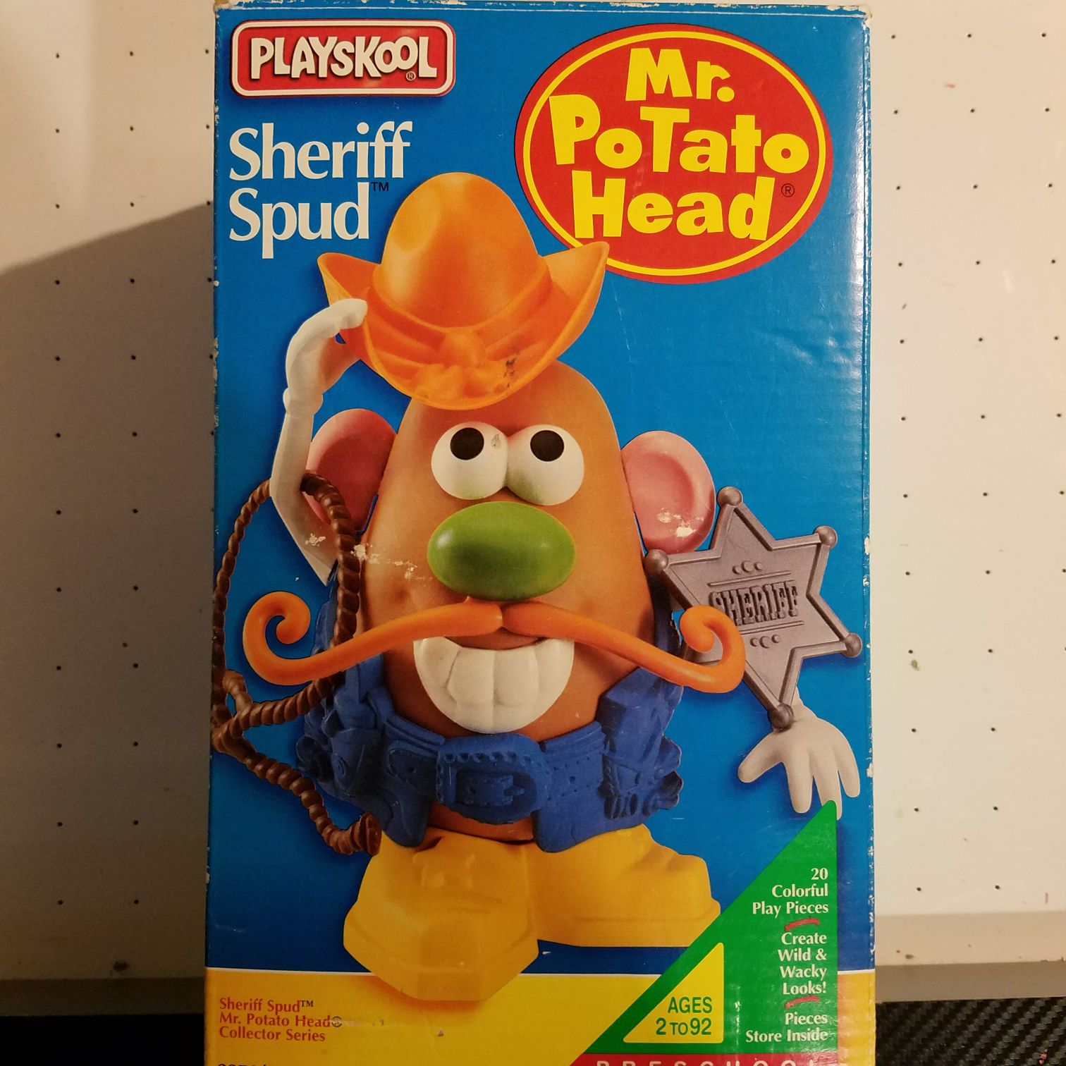 Sheriff Spud Mr Potato Head Collector Series - Playschool / Hasbro action figure collectible [Barcode 032245022769] - Main Image 1