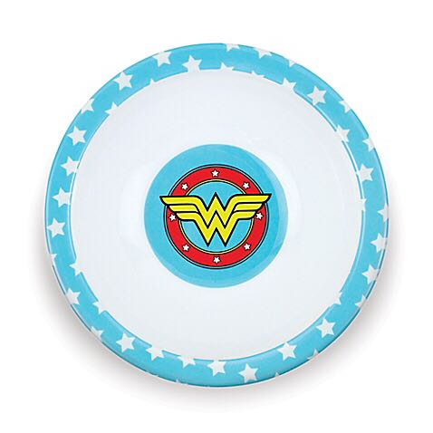 WONDER WOMAN Bowl - Bumkins (DC Comics - Super Heroes) action figure collectible [Barcode 014292630517] - Main Image 1
