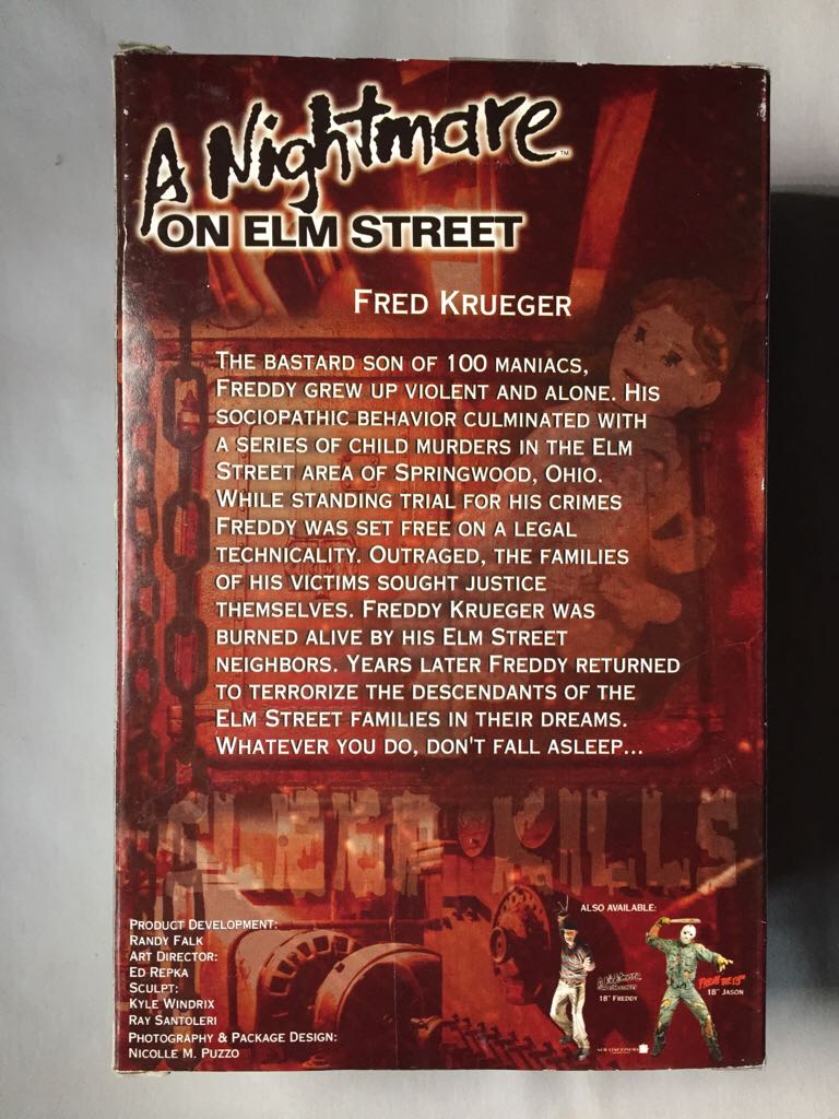 Fred Krueger (Exclusive) - Neca (A Nightmare On Elm Street) action figure collectible [Barcode 032272000051] - Main Image 2