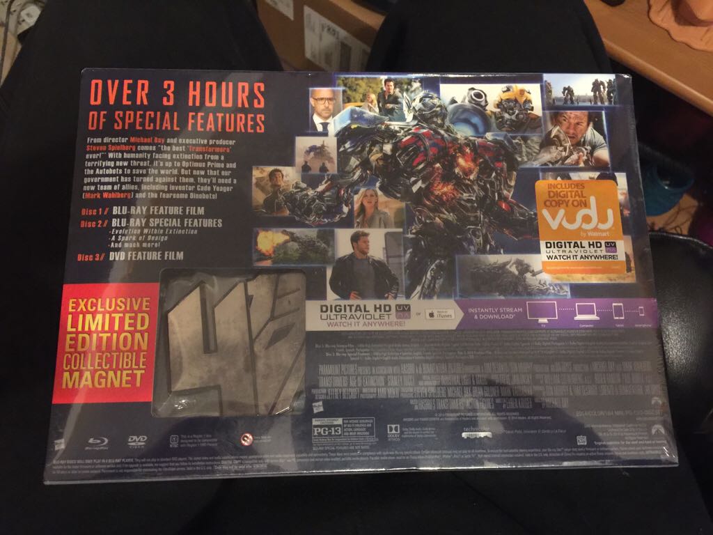Transformers Age Of Extinction Blu-Ray  (Blu-Ray) action figure collectible [Barcode 032429200730] - Main Image 2