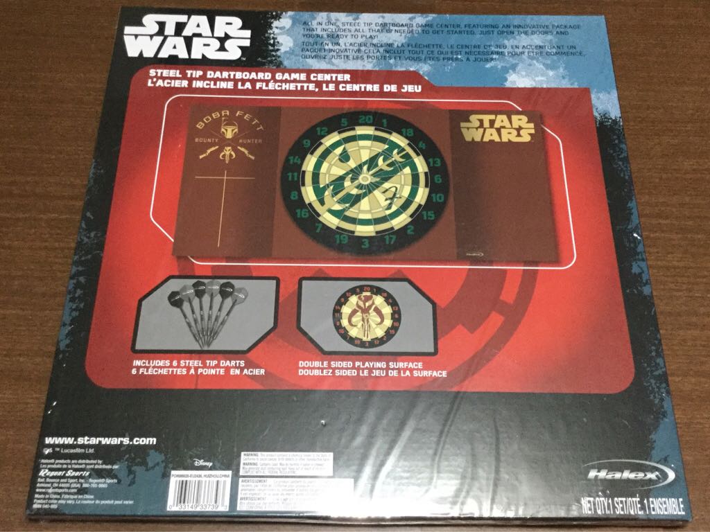Boba Felt Mandalorian Fold Out Dart Board - Halex (Star Wars) action figure collectible [Barcode 033149337393] - Main Image 2