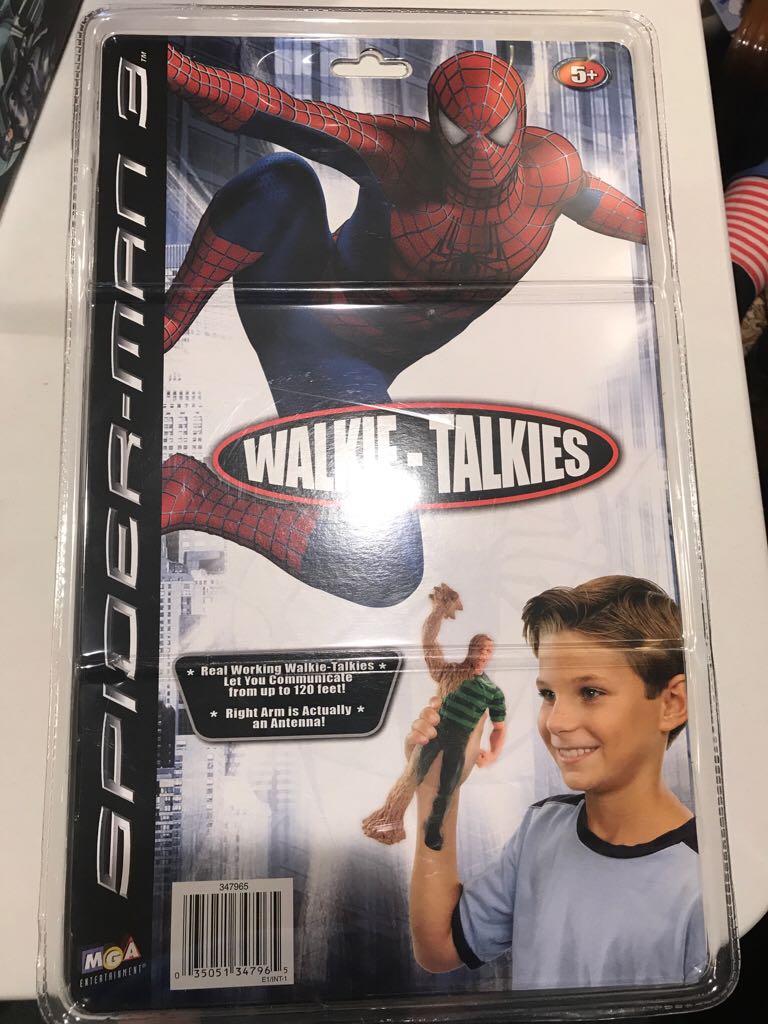Spiderman 3 Walkie - Talkies Spiderman And Sandman  action figure collectible [Barcode 035051347965] - Main Image 2