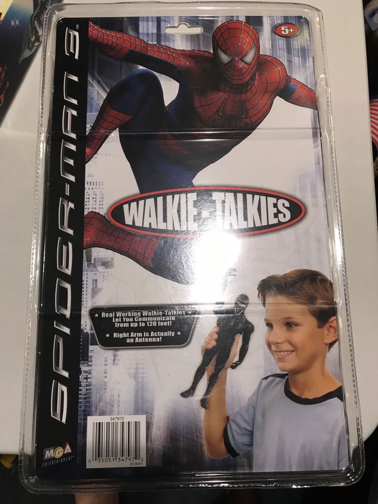 Spiderman 3 Walkie - Talkies Spiderman And Venom  action figure collectible [Barcode 035051347972] - Main Image 2