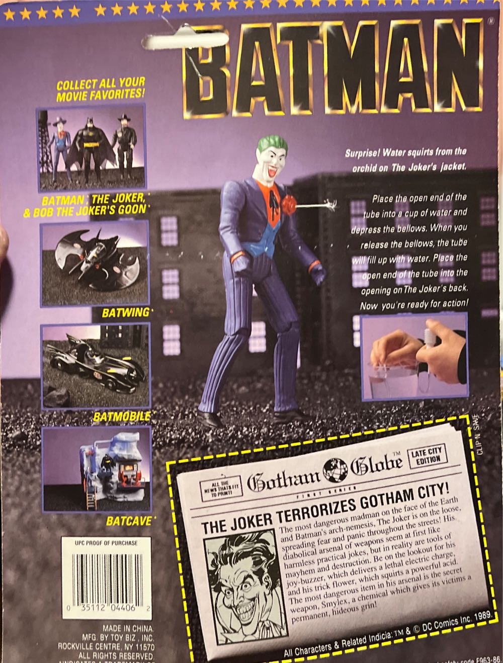 The Joker - Toy Biz (Batman) action figure collectible [Barcode 035112044062] - Main Image 4