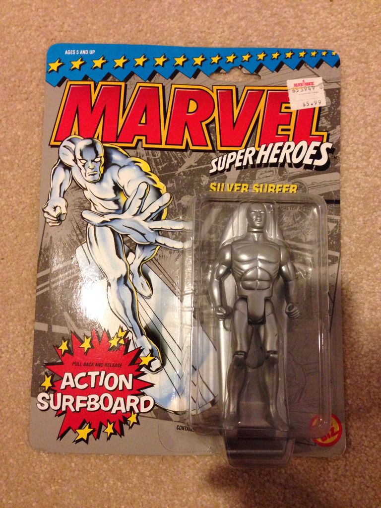 Marvel Superheroes Silver Surfer - Toy Biz (MARVEL) action figure collectible [Barcode 035112048077] - Main Image 2