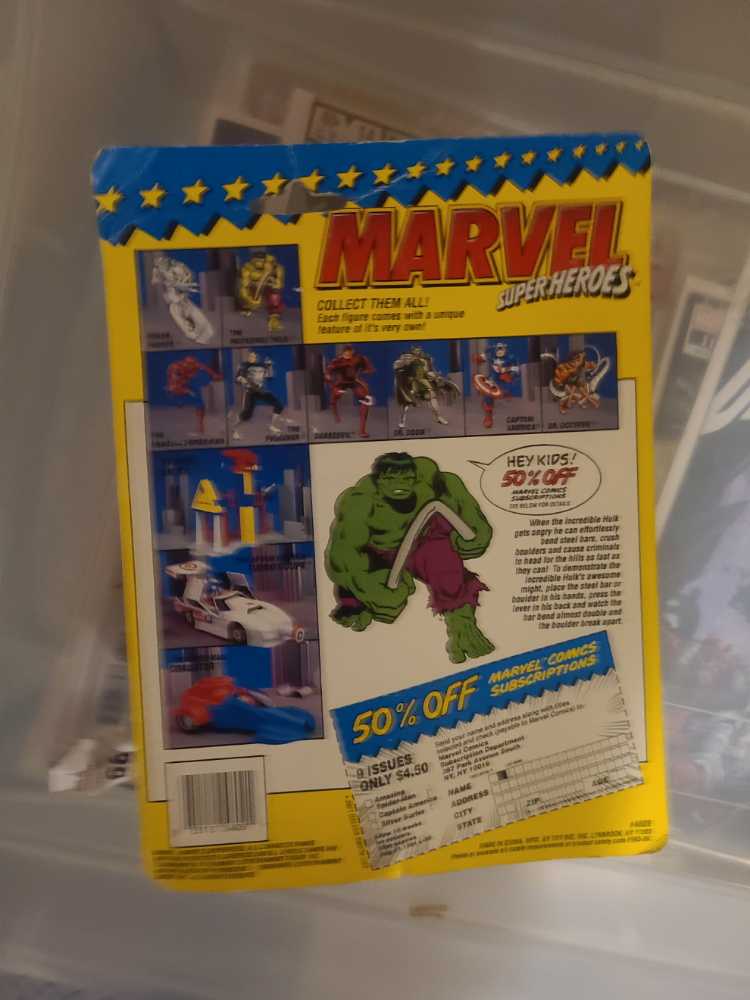 Incredible Hulk - Toy Biz (Marvel Super Heroes) action figure collectible [Barcode 035112048091] - Main Image 2