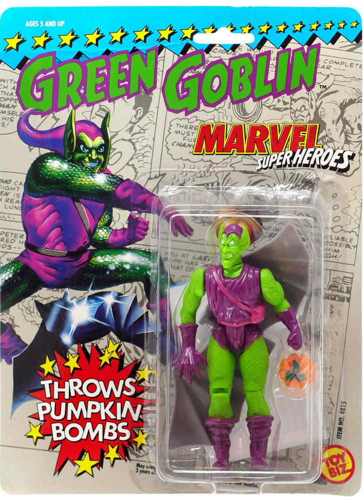 Marvel Green Goblin - Toy Biz (Marvel Super Heroes) action figure collectible [Barcode 035112048152] - Main Image 3