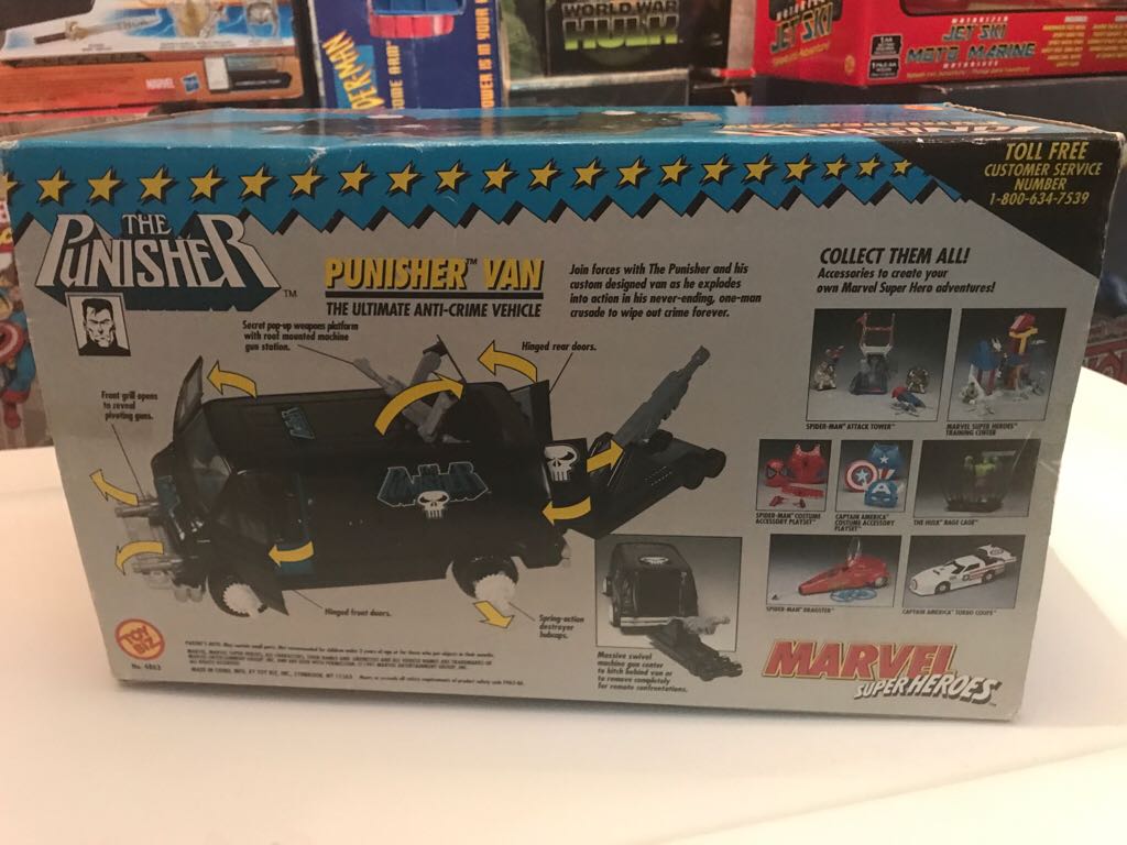Marvel Superheroes 1991 - Punishers Van  action figure collectible [Barcode 035112048633] - Main Image 2