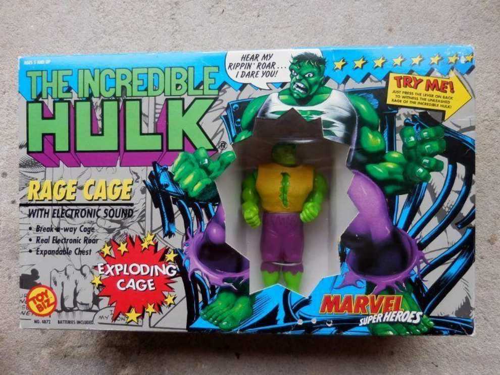 Toybiz Marvel Superheroes The Incredible Hulk Rage Cage - Toy Biz (The Incredible Hulk) action figure collectible [Barcode 035112048725] - Main Image 3