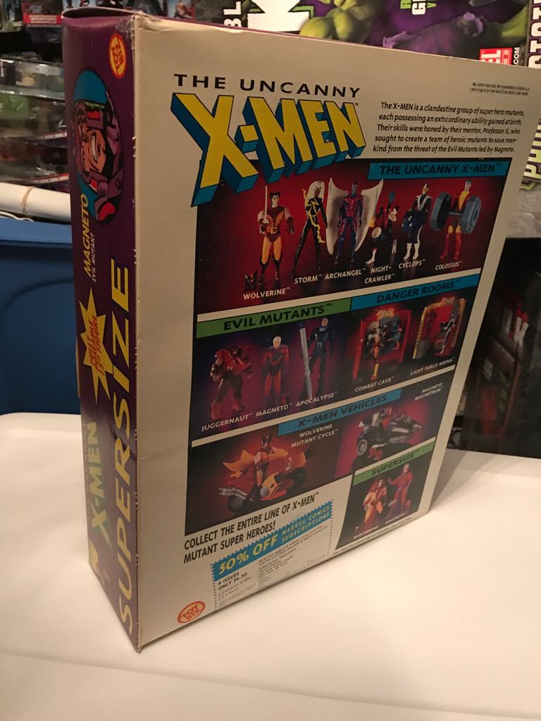 Uncanny X-men Supersize Magneto 1991  action figure collectible [Barcode 035112049210] - Main Image 2