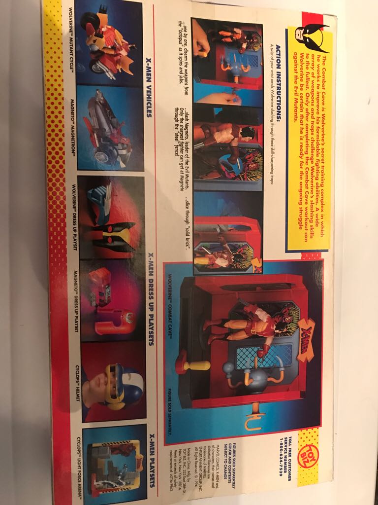 Danger Room Wolverine Combat Cave - Toybiz (The Uncanny X-Men Series 6) action figure collectible [Barcode 035112049715] - Main Image 2