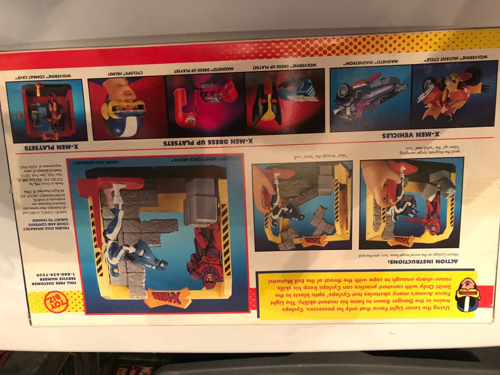 X-men Cyclops Light Force Arena - Toy Biz (The Uncanny X-Men Series 1) action figure collectible [Barcode 035112049739] - Main Image 2