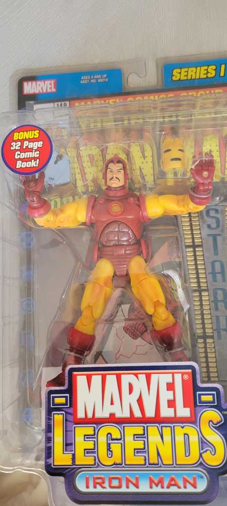 Iron Man (Gold Variant) - Toy Biz (12” Marvel Super Hero) action figure collectible [Barcode 035112400127] - Main Image 3