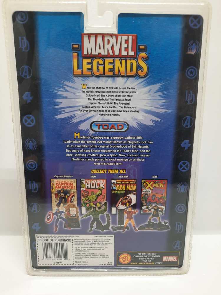 Marvel Legends Series I Toad - Marvel Legends (Marvel: Legends: 6”) action figure collectible [Barcode 035112400141] - Main Image 2