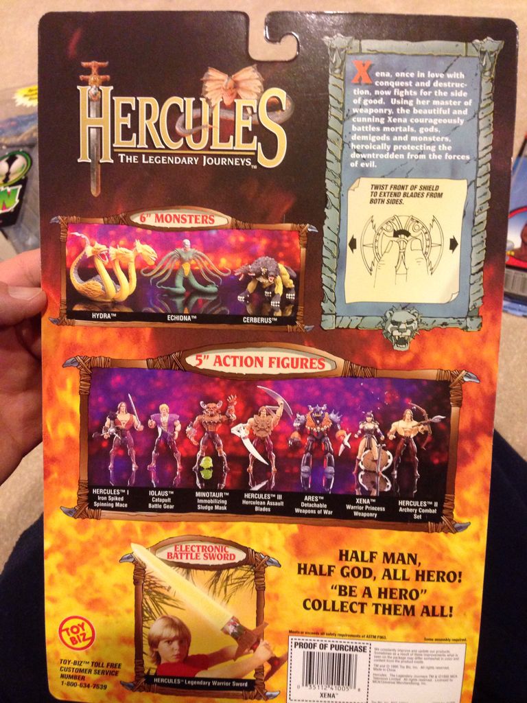 Hercules: Xena - Toybiz (Hercules: The Legendary Journeys) action figure collectible [Barcode 035112410058] - Main Image 2