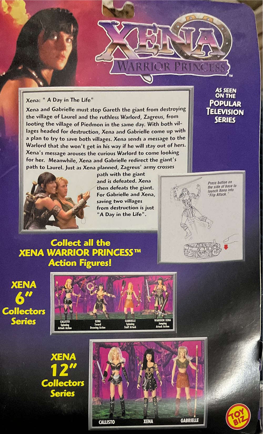 XENA WARRIOR PRINCESS  - Toy Biz (Xena Warrior Princess) action figure collectible [Barcode 035112420040] - Main Image 3