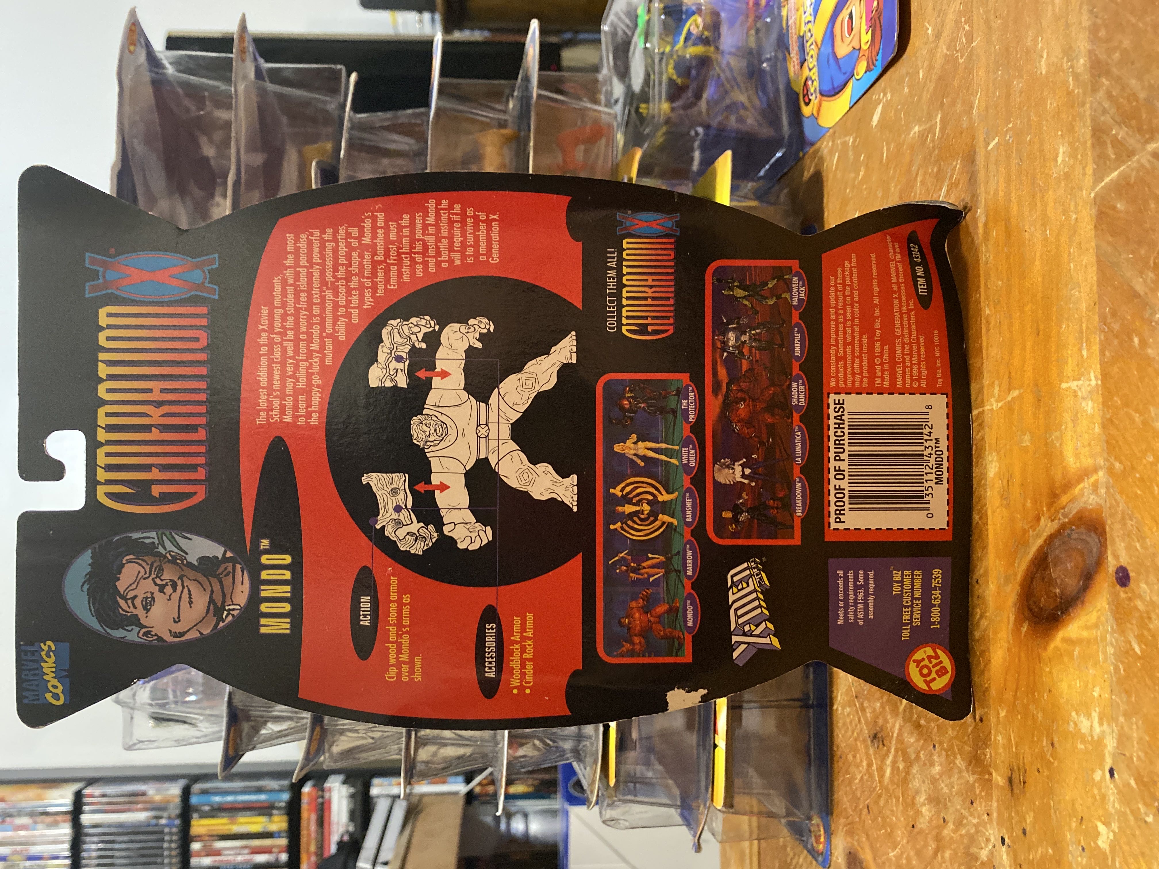 Mondo - Toy Biz (X-Men: Generation X) action figure collectible [Barcode 035112431428] - Main Image 2