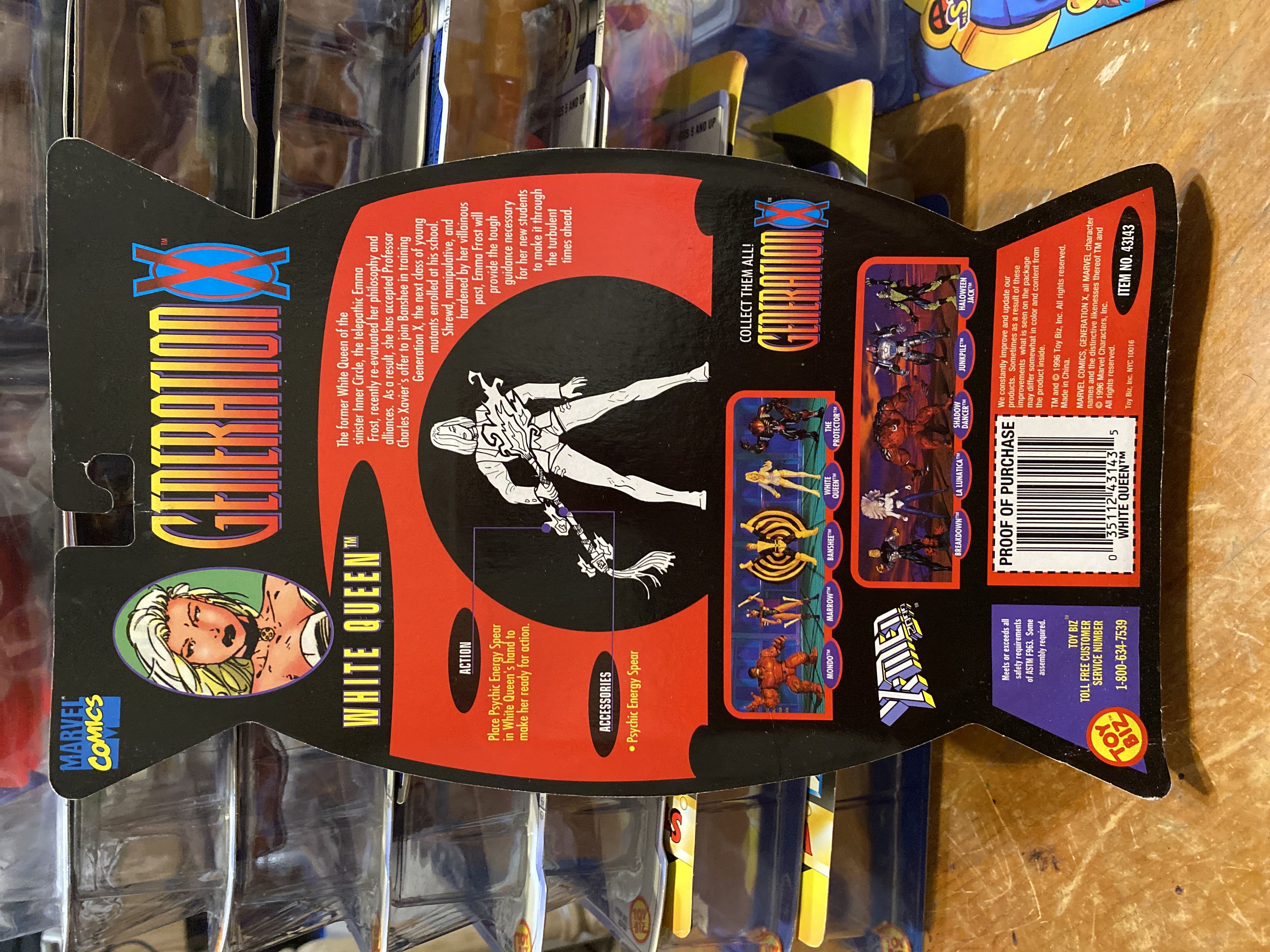 Toybiz: Generation X White Queen (Flesh Thighs) OOB - Toybiz (MARVEL) action figure collectible [Barcode 035112431435] - Main Image 2