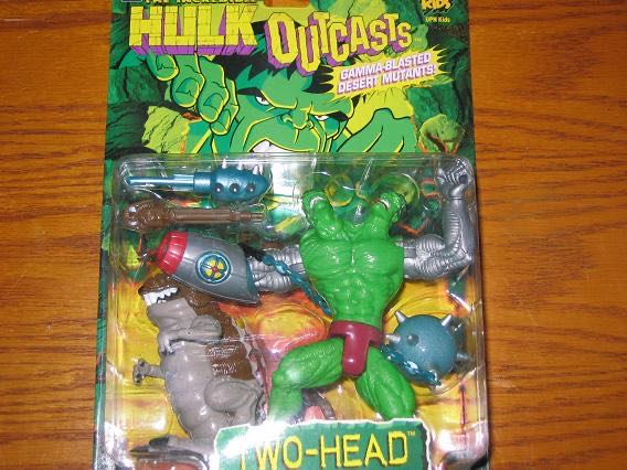 Marvel- The Incredible Hulk Outcasts: Two-Head - Toy Biz (The Incredible Hulk) action figure collectible [Barcode 035112431855] - Main Image 3