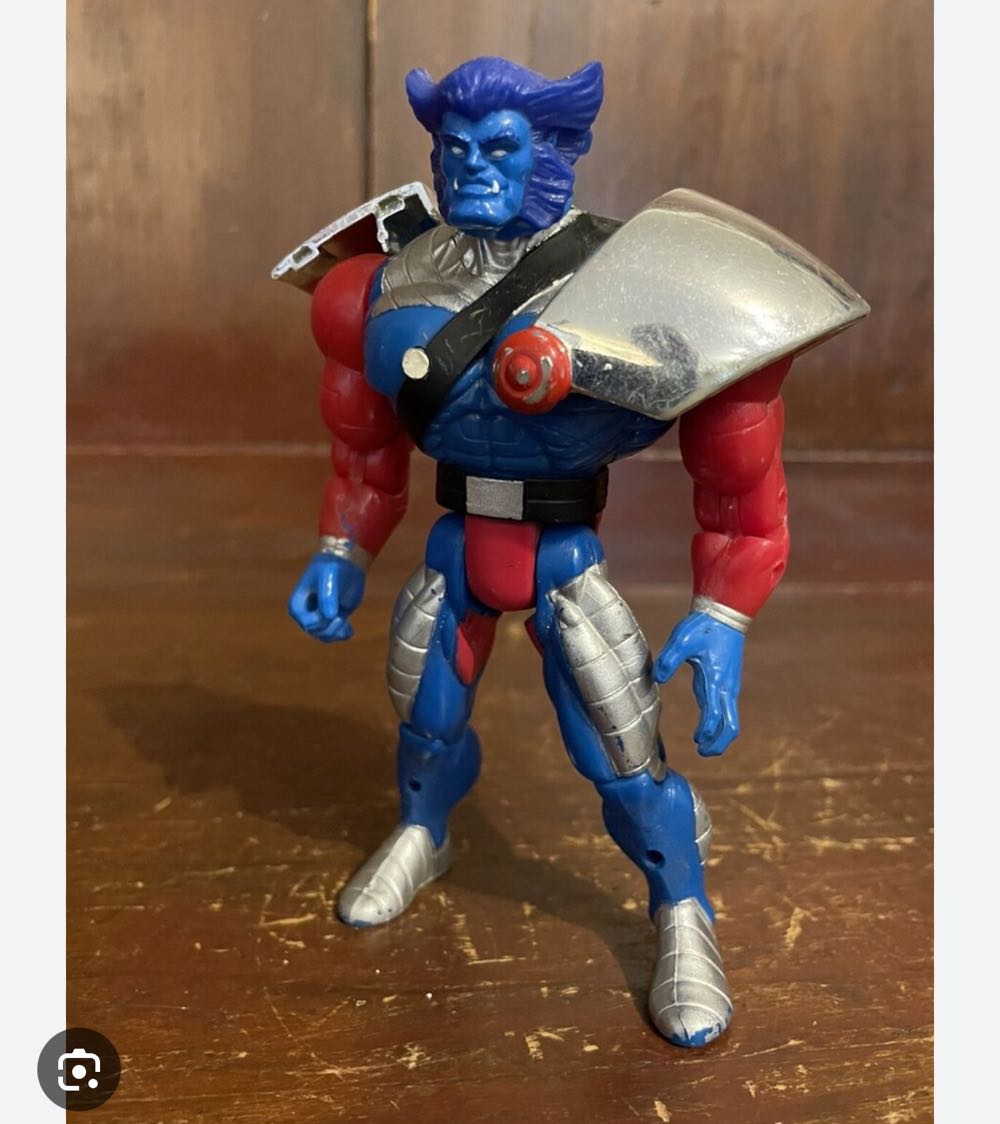 Beast, Heavy Metal - Toy Biz (X-Men - Mutant Armor) action figure collectible [Barcode 035112432043] - Main Image 3
