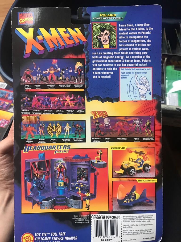 Polaris - Toy Biz (X-Men Flashback Series) action figure collectible [Barcode 035112432128] - Main Image 2