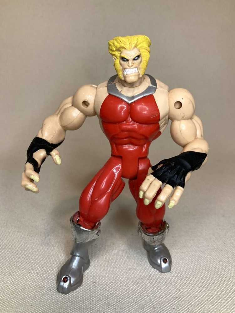 Ninja Force Sabretooth  - Toy Biz (Ninja Sabertooth) action figure collectible [Barcode 035112432197] - Main Image 4