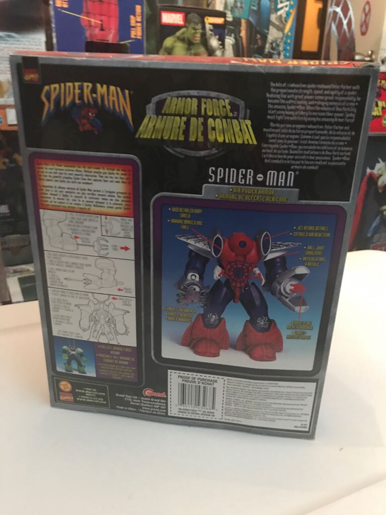 Spiderman Spider Force Air Power Armour  action figure collectible [Barcode 035112432685] - Main Image 2