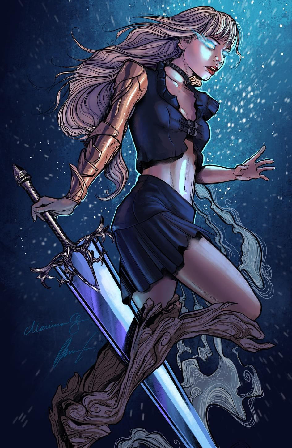 Marvel: X-men The New Mutants Magik - Toy Biz (Marvel X-men The New Mutants) action figure collectible [Barcode 035112433231] - Main Image 4