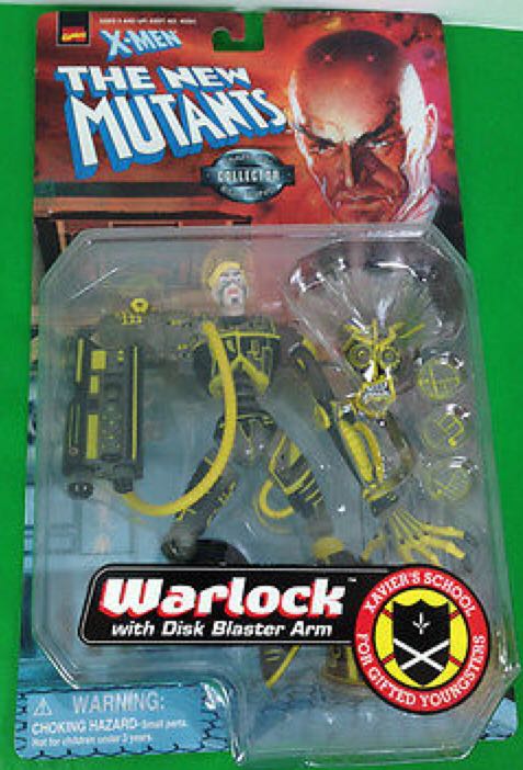 Warlock With Blaster Disk Arm - Toy Biz (X-Men: The New Mutants) action figure collectible [Barcode 035112433248] - Main Image 1