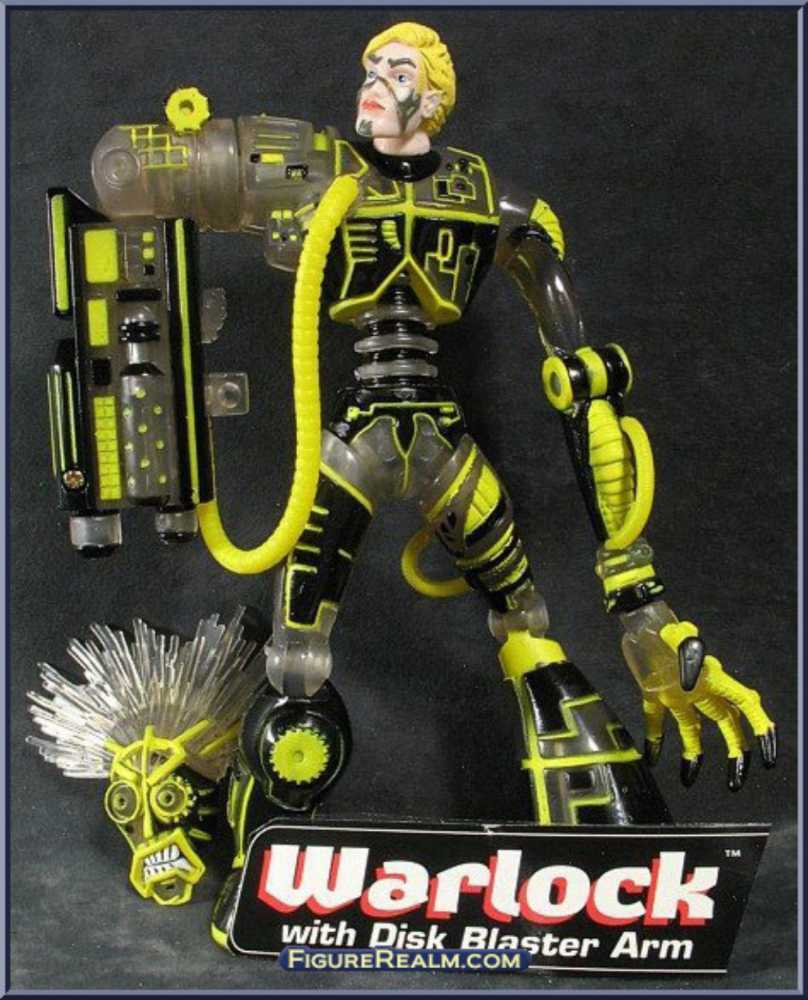 Warlock With Blaster Disk Arm - Toy Biz (X-Men: The New Mutants) action figure collectible [Barcode 035112433248] - Main Image 3