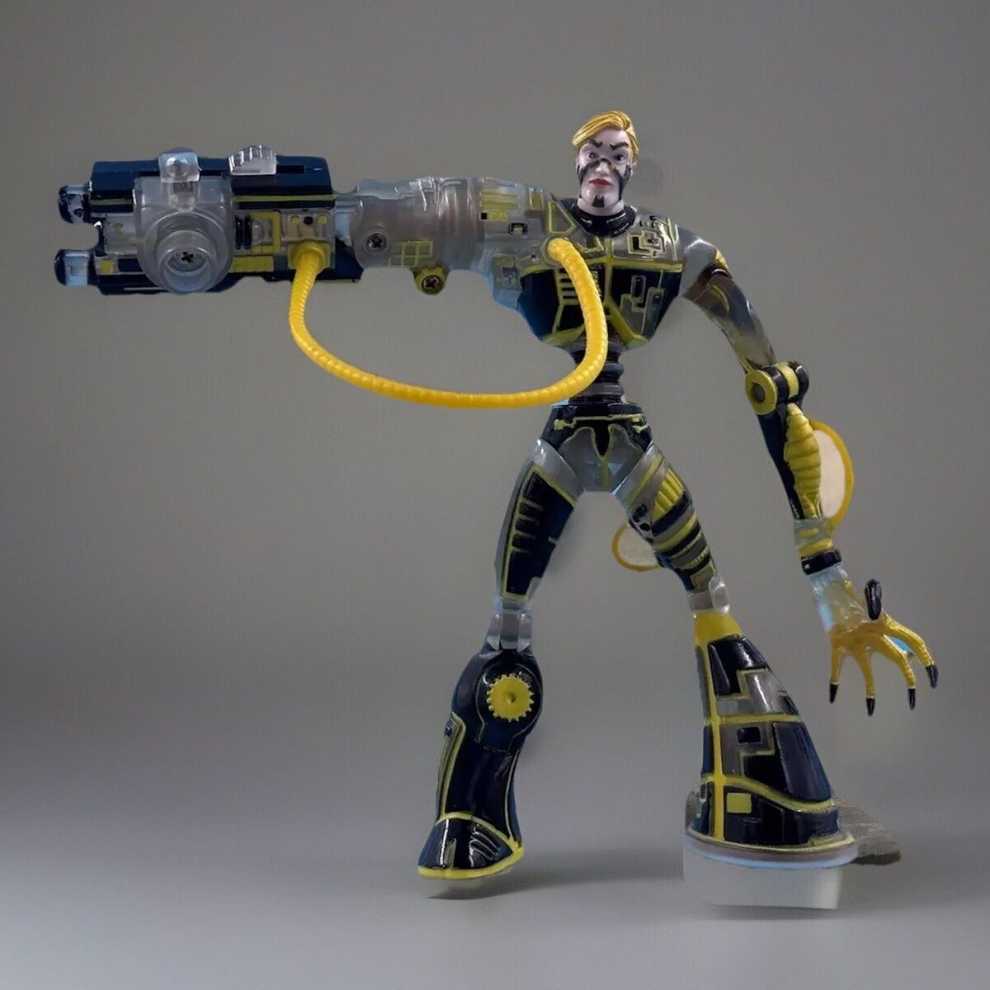 Warlock With Blaster Disk Arm - Toy Biz (X-Men: The New Mutants) action figure collectible [Barcode 035112433248] - Main Image 4