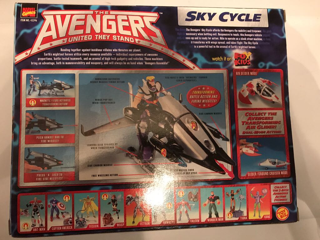 Hawkeye Sky Cycle  action figure collectible [Barcode 035112433965] - Main Image 2