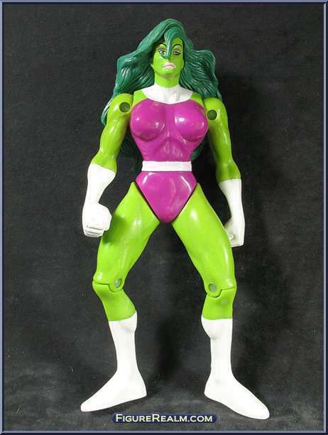 She-Hulk (Gamma Cross-bow) - Toy Biz (The Incredible Hulk) action figure collectible [Barcode 035112434061] - Main Image 2