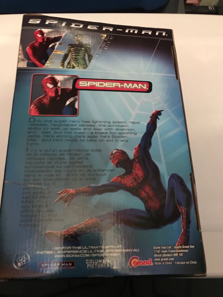 Spiderman Rotomould 12” Spiderman  action figure collectible [Barcode 035112437215] - Main Image 2