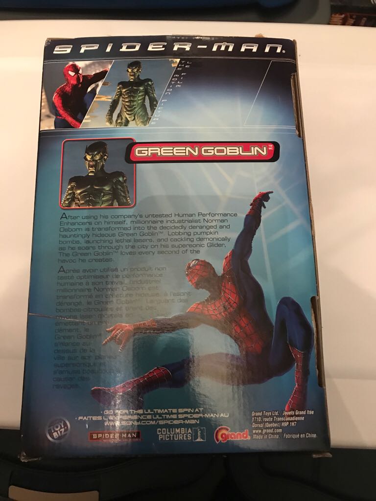 Green Goblin Action Figure - Toy Biz (Spider-Man Movie) action figure collectible [Barcode 035112437222] - Main Image 2